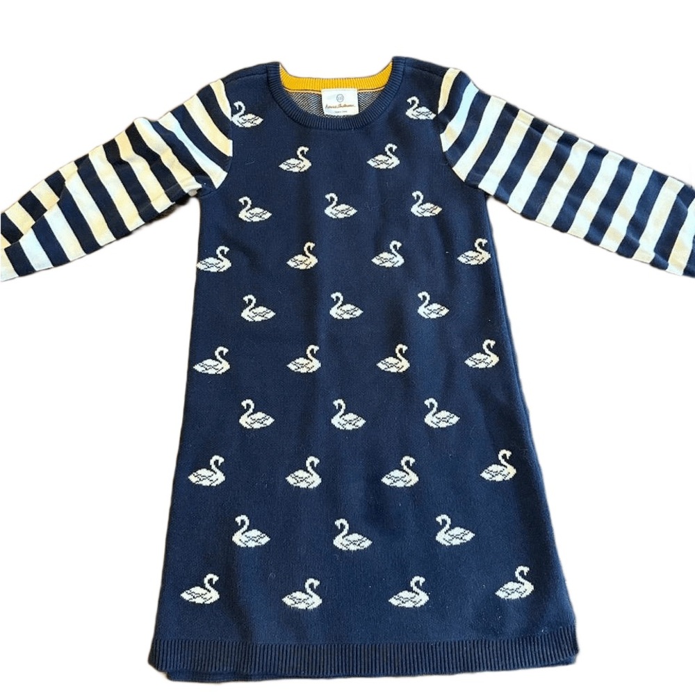 Hanna Andersson Swan Sweater Dress